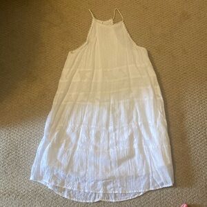 Loft white dress SP worn once